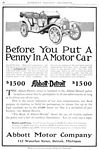 Abbott - Detroit Car Company Classic Ads