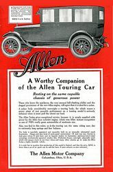 Allen Motor Car Company Classic Ads