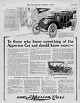 Apperson Car Company Classic Ads