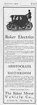 Baker Electric Motor Vehicle Company Car Classis Ads