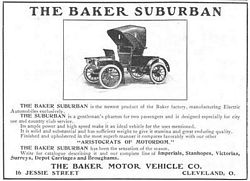 1906 Baker Electric Cars