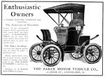 Baker Electric Motor Vehicle Company Car Classis Ads