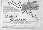 Baker Electric Motor Vehicle Company Car Classis Ads