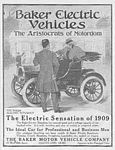 Baker Electric Motor Vehicle Company Car Classis Ads