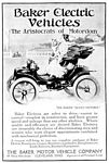 1909 Baker Electric Cars