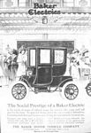 Baker Electric Motor Vehicle Company Car Classis Ads