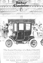 1910 Baker Electric Cars