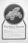 Baker Electric Motor Vehicle Company Car Classis Ads