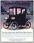 Baker Electric Motor Vehicle Company Car Classis Ads