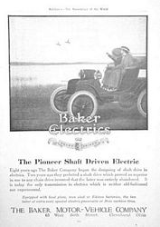 1911 Baker Electric Cars