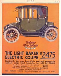 1915 Baker Electric Cars