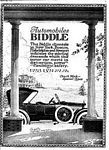 Biddle Motor Car Company Classic Ads