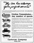 Cartercar Motor Car Company Classic Ads