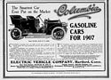 Columbia Electric Vehicle Company Classic Car Ads