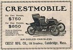 Crestmobile Automobile Company Classic Car Ads