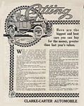 Clarke-Cutter Cutting Automobile Company Classic Car Ads