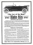 1917 Elgin Motor Car Company Classic Car Ads