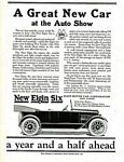 1918 Elgin Motor Car Company Classic Car Ads