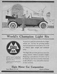 1920 Elgin Motor Car Company Classic Car Ads