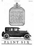 Flint Motor Company Classic Car Ads