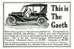 Gaeth Automobile Company Classic Car Ads