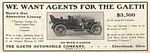 Gaeth Automobile Company Classic Car Ads