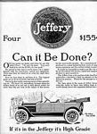 Thomas B Jeffery  Automobile Company Classic Car Ads