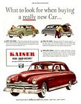 Kaiser-Frazer Automobile Company Classic Car Ads