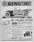 King Motor Car Company Classic Car Ads