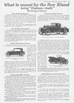 Kissel Motor Car Company Classic Car Ads