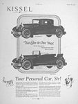 Kissel Motor Car Company Classic Car Ads