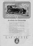 Lafayette Automobile Compant Classic Car Ads