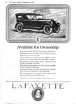 Lafayette Automobile Compant Classic Car Ads