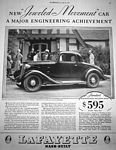 Lafayette Automobile Compant Classic Car Ads