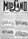 Midland Motor Company Classic Car Ads