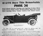 Paige-Detroit Motor Car Company Classic Ads