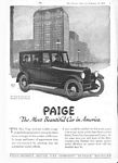 Paige-Detroit Motor Car Company Classic Ads