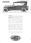 Paige-Detroit Motor Car Company Classic Ads
