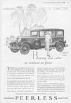 Peerless Motor Car Corp. Classic car Ads