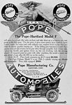 Pope Motor Car Company Classic Car Ads