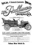 Pullman Motor Car Corporation Classic Cae Ads