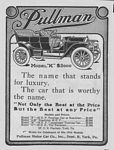 Pullman Motor Car Corporation Classic Cae Ads