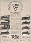 Velie Motor Vehicle Company Classic Car Ads