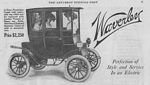 Waverly Motor Vehicle Company Classic Car Ads