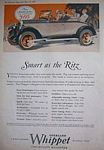 Willys Overland Whippet Classic Car Ads