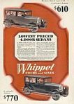 Willys Overland Whippet Classic Car Ads