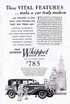 Willys Overland Whippet Classic Car Ads