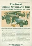 Willys Overland - Willys Knight Classic Car Ads