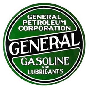 General Gasoline Vinyl Decal Gas Pump Signs