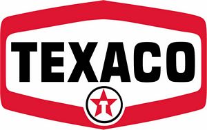 Texaco Gas Gasoline Vinyl Decal Gas Pump Signs